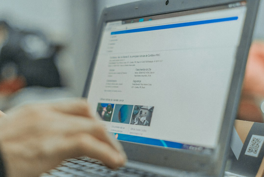 social media analyst reviewing profiles