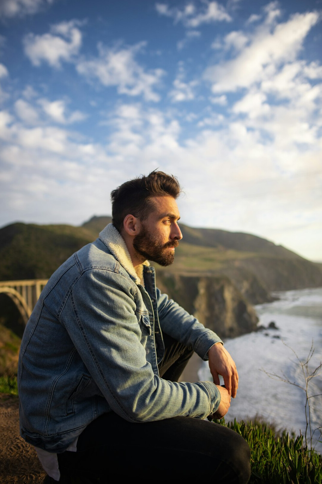 Portrait of a man with a beard