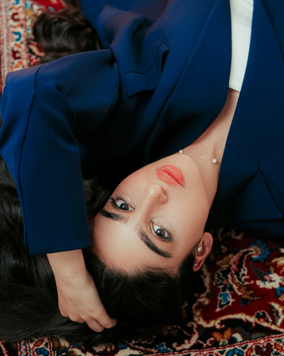 Portrait of a professional woman in a blazer